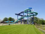 ODM Kids Play Amusement Water Games Fiberglass Slide For Swimming Pool