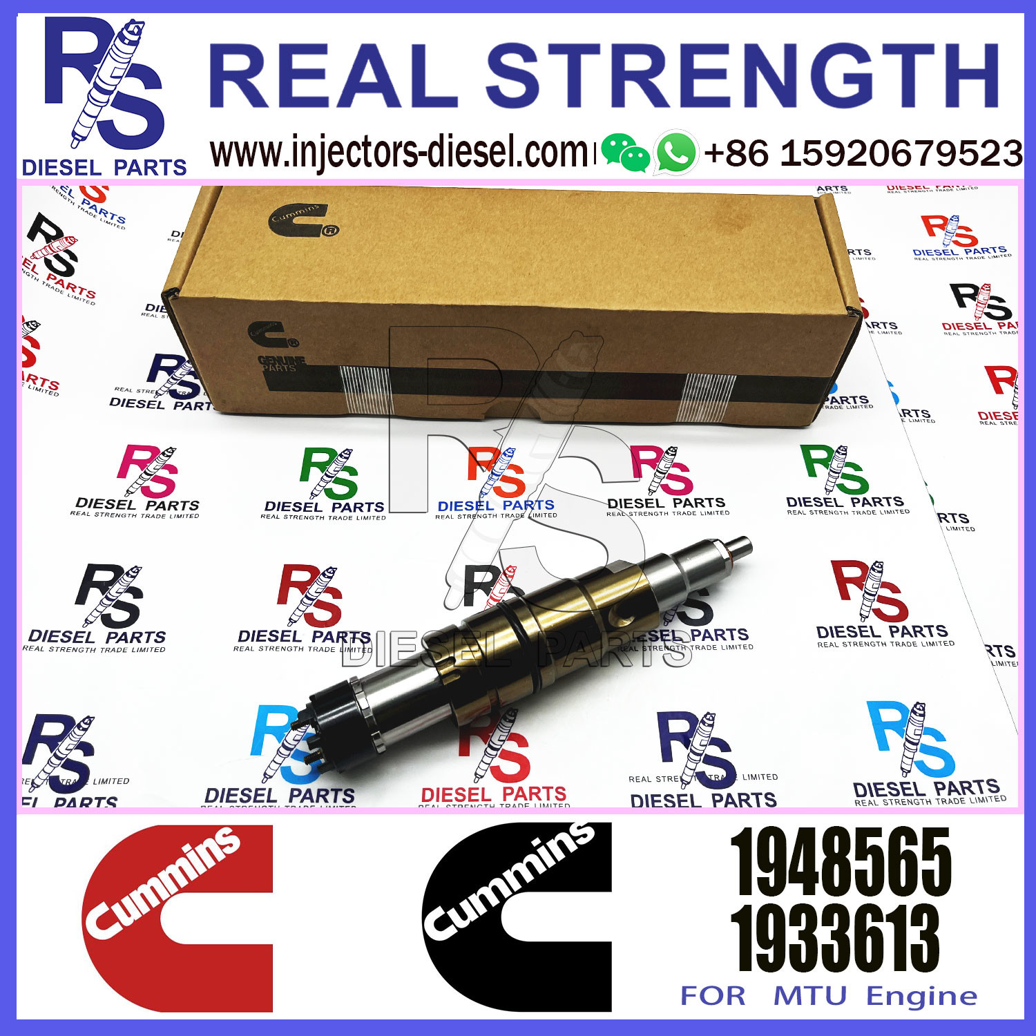 Diesel Common Rail Fuel Injector 1948565 2030519 2031836 2031835 2086663