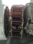 Wooden Nylon Rope Boat Boarding Ladders Rubber Pad Pilot