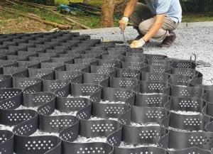 Wholesale HDPE Gravel Patio Stabilizer Geocell Grid For Road Construction from china suppliers