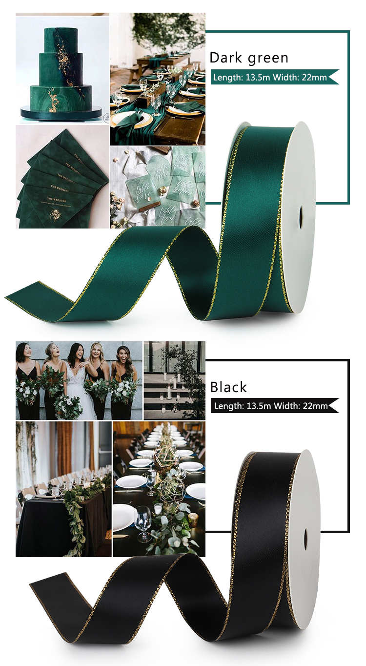 100% polyester color custom print satin ribbon for packing and gift 196 colors available