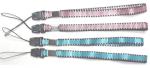 Wholesaler polyester short wrist lanyards for mobile phone hanging, wrist hand