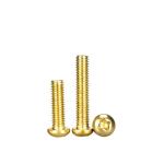 Industry DIN 7985 M3 M4 M5 M6 M8 Pure Copper Brass Cross Recessed Phillips Pan