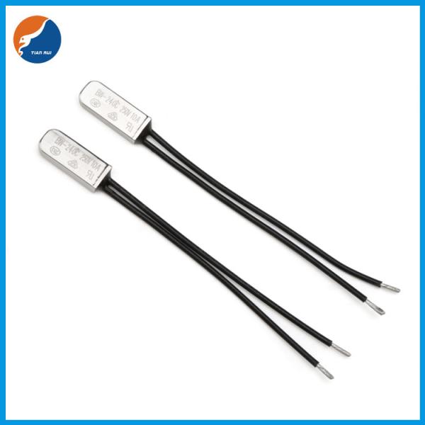 High Temperature Normally Close Open 10A 250V 200C BW Thermal Switch For Heating