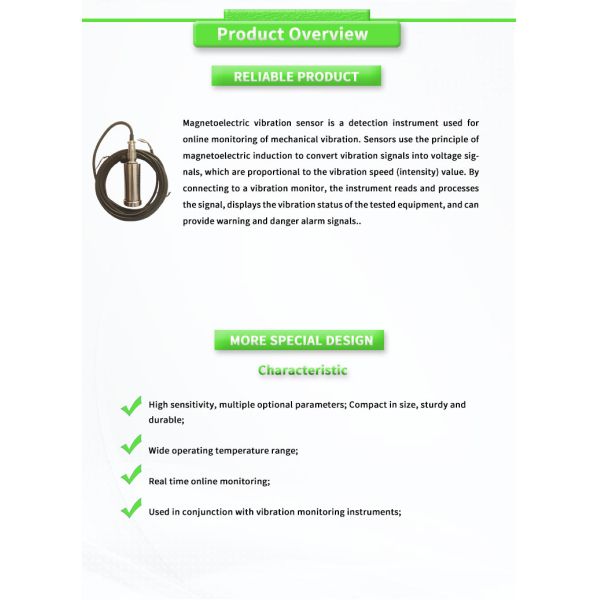 Customized Support UNIVO UBZD5000Y Online Monitor Mechanical Vibration Speed Detector