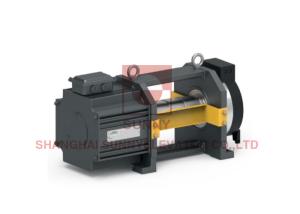 Wholesale Poles 16 Elevator Gearless Traction Machine Nominal Torque 164Nm Short Circuited Torque 180s/H from china suppliers