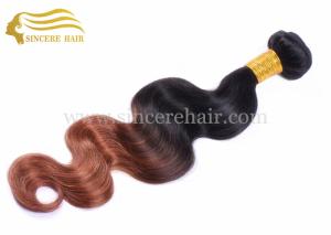 Wholesale 55 CM Body Wave Ombre Hair Extensions Machine Weft for sale - 22&quot; Body Wave Ombre Hair Weft Extension for Sale from china suppliers