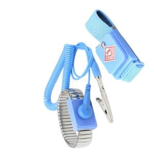 Wholesale ESD Anti Static Wrist Strap Band Wrist Guard 10mm Snap PU 2.5mm PU Cord from china suppliers