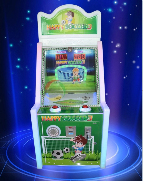 Happy Football / Soccer Video Shooting Arcade Game Machine For Playground