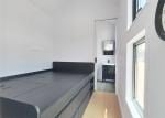 Prefab Light Steel Frame Trailer House On Wheels Sustainable Living Modular Home