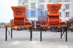 Mobile Vertical Shaft Mortar Mixer, 30s - 45s Heavy Duty JS500 Cement Mixer