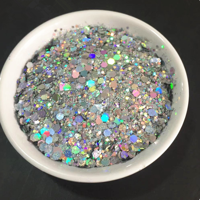 Thousand Choices Offered Glitter Shape Chunky Glitter 1 Kilo of Each Glitter for Christmas Celebration