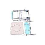 Customized Hospital Toilet Chair CE Standard Flip Up Armrest Modern Commode
