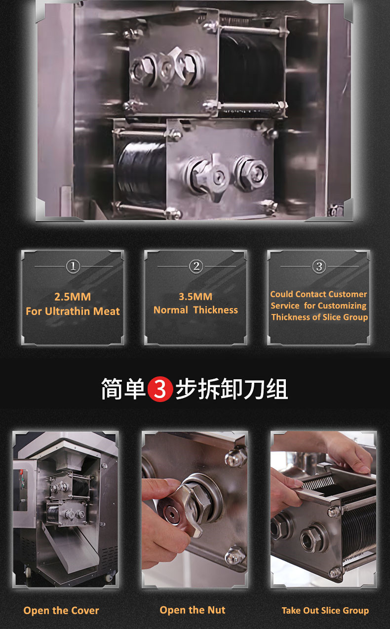 Professional Automatic Chicken Wing Meat Cutting Frozen Fish Fillet Machine With Ce Certificate