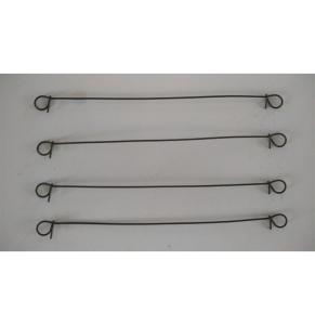 Wholesale 7&quot; Soft Black Annealed Double Loop Wire Ties from china suppliers