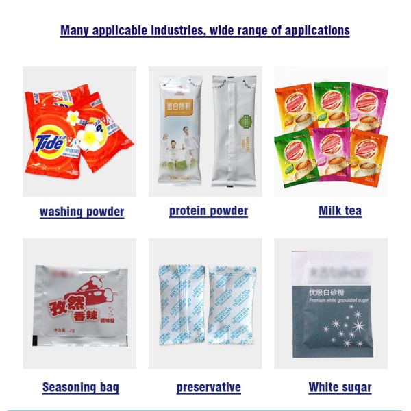 Automatic Vertical Straight Screw Powder Packaging Machine With Sealed Chamber