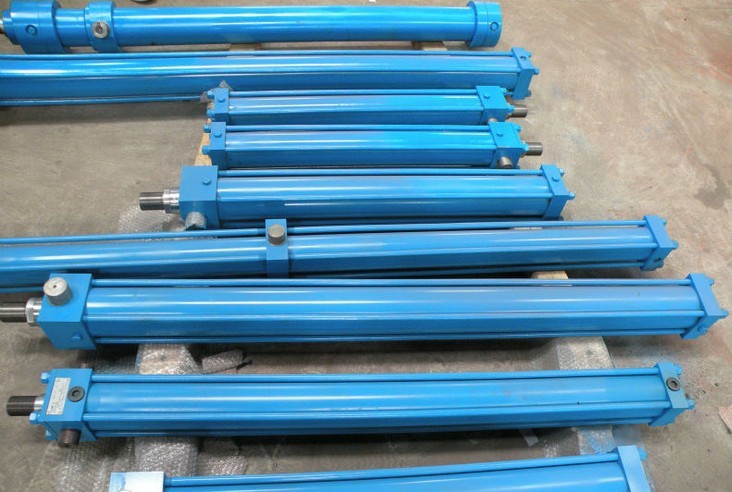 high quality hydraulic cylinder piston cylinder customized bore and rod,color hydraulic cylinder supplier