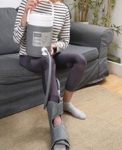 Wholesale Ankle Cold Compression Therapy System For Pain Management PVC Wraps Easy Disinfect from china suppliers