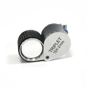 Wholesale 15X Magnification Triplet Jewelry Loupe Magnifier Loupe Diamond Magnifier Tool from china suppliers