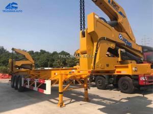 Wholesale High Strength Sideloader Trailer , Side Lifter Trailer 1*20 Feet / 2*40 Feet Container from china suppliers