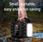 Solar Powered Portable Power Station 220v Ac Outlet 150W 50000mAh Generator