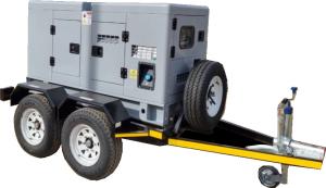 Wholesale CE ISO Trailer Mounted 3 Phase Generator 200kw Water Cooled Genset from china suppliers