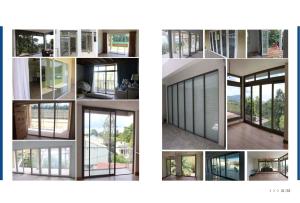 Wholesale Modern Tempered Glass Aluminum Frame Sliding Windows Erosion Resistant SGS from china suppliers