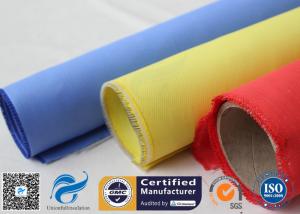 China Red Silicone Rubber Coated Fiberglass Engineer Acoustic Insulation Fabric Material on sale