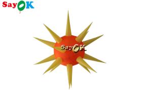 Wholesale Ceiling Suspended Inflatable LED Spike Ball For Club Stage Party Event Decoration from china suppliers