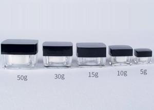 Wholesale 5g 10g 15g 30g Acrylic Elegant Empty Lotion Jars With Screw Cap Opening from china suppliers