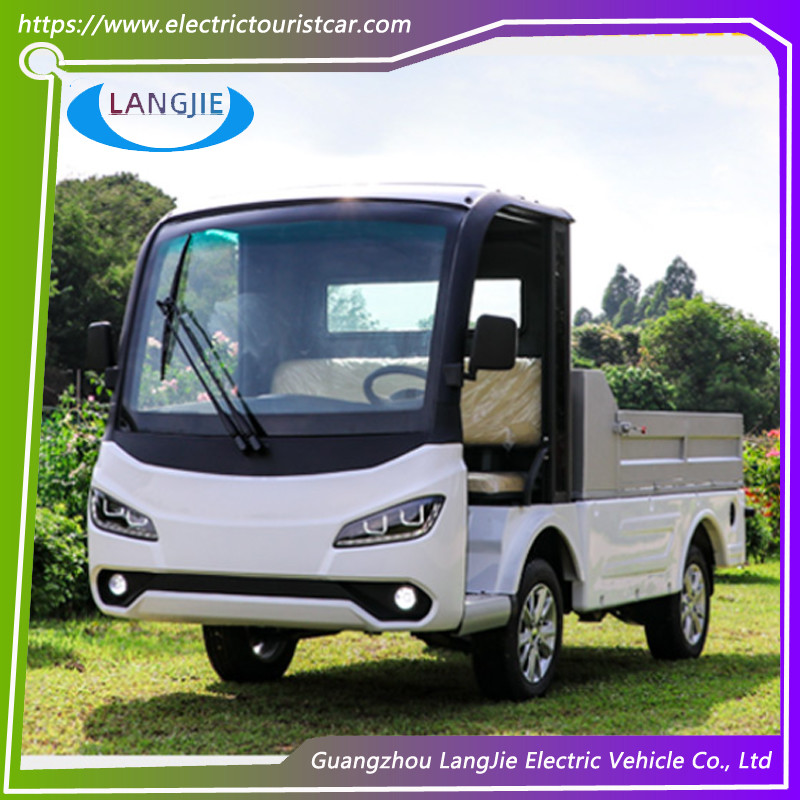 1000KGS Electric Carbage Collection Car AC Tourist Electric Utility Carts 2 Seats 100km For Range