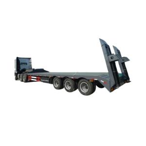 Wholesale 7 Axle Number Steel Tipping Trailer with Detachable Low Bed and Hydraulic Cylinders from china suppliers