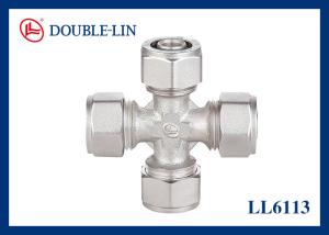 Wholesale HPB 57-3 Brass 1216 To 2632 Cross Brass Compression Fittings from china suppliers