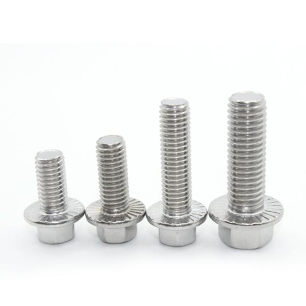 GB Standard Passivated Stainless Steel Hex Flange Bolt M4 M6 M8 M10 M12 Class 4