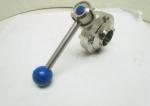 ASME Standard T316L 1" Tri Clamp Butterfly Valve