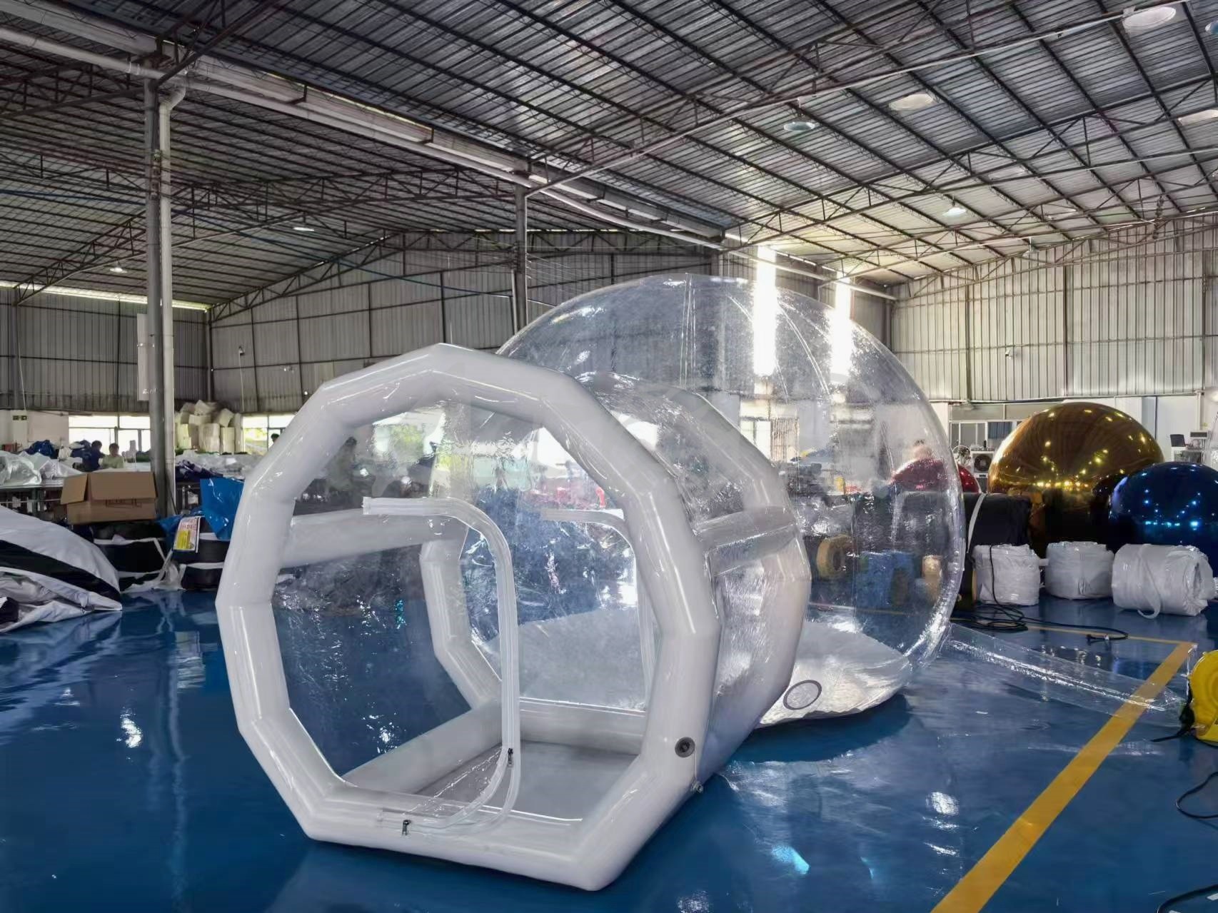 Kids Party Infaltable Bubble House Clear Crystal Igloo Dome 10ft Inflatable Tent