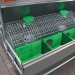 Breeder 240 * 200 * 150cm Rabbit Cage , Rigid Wire Rabbit Cage With Tray