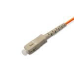 SC/UPC-SC/UPC OM2 LSZH PVC Fiber Optic Patch Cable Orange Color