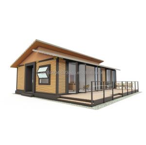 Wholesale EU Modern 3 Bedroom Flat Pack Container Houses Wooden External Wall and Galvanized Steel Bending 180g for Residential from china suppliers
