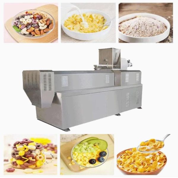 High Output 150kg/Hr Corn Flakes Processing Line With 304 Stanless Steel