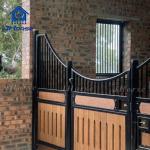 Steel And Bamboo Horse Stall Stable For Long-Lasting Performance
