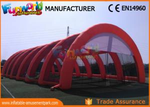 Wholesale 40mx20mx10m Inflatable Party Tent for Paintball Field Orange / White from china suppliers