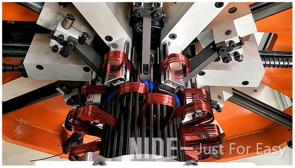 Automobile Motor Alternator Stator Coil Winding Machine Single Working Station