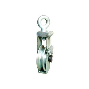 China Cable Pulley Block Small Wire Rope Ending Block For Tighten Up Conductor Wire on sale
