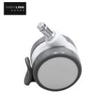 65mm PVC Band Brake Office Chair Caster With High Load Capacity And Smooth
