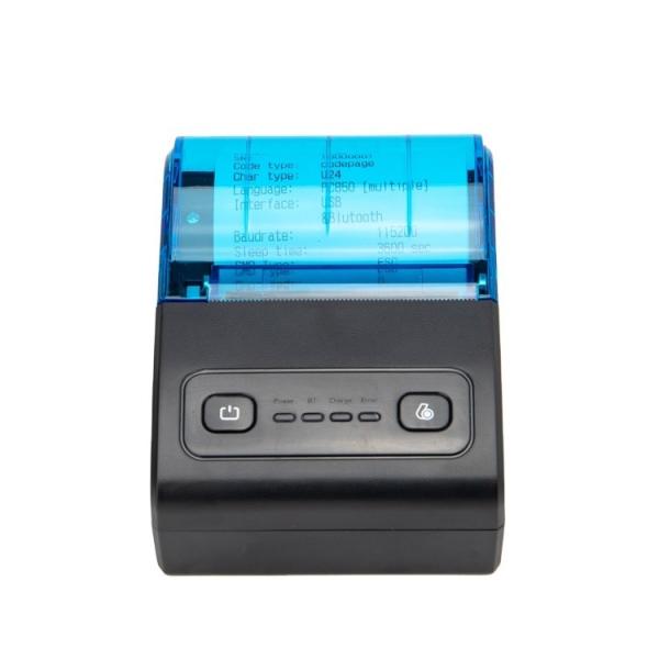 Curves Printing 58mm Mini Portable Wireless Battery Barcode Thermal Receipt