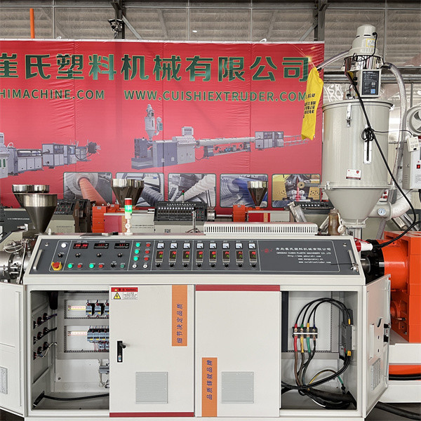 5kw-100kw PLC Control Automatic Plastic Pipe Extrusion Line