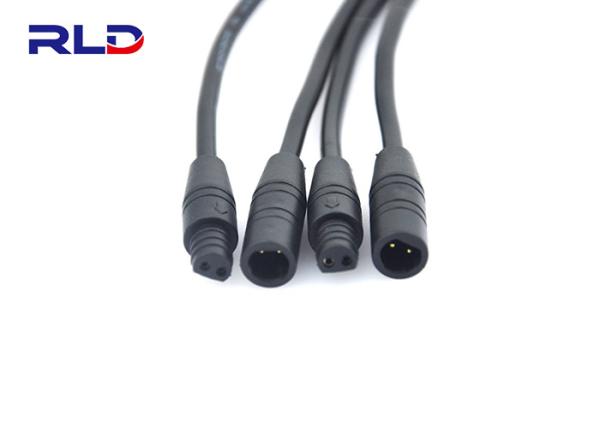 2PIN Electrical IP65 Male Female EBIKE Waterproof Connector For Electric Bike