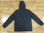 Lightweight Mens Black Hooded Puffer Jacket With Hood Mens Long Puffa Coats