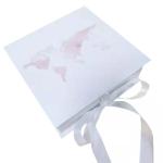 Luxury Fancy Packaging Box Magnetic Cardboard Shipping Box With Ribbon